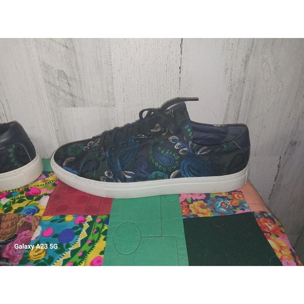 Taft The Jack Sneaker in Eden Handmade Floral Tapestry Men's Casual City Sz 11